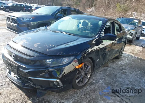 2021 Honda Civic Ex из США, поврежденный, VIN 2HGFC1F37MH704286